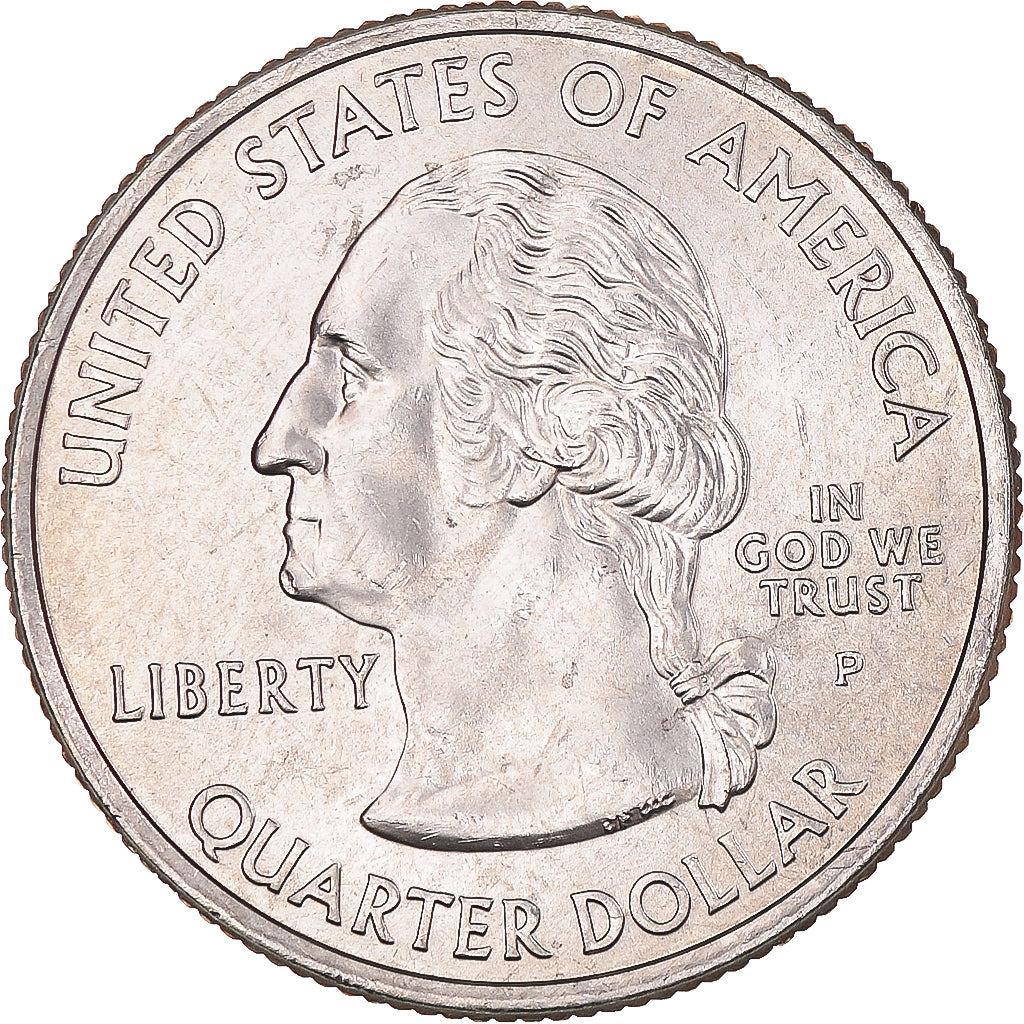 Monnaie, États-Unis, Quarter Dollar, Quarter, 2008, U.S. Mint, Dahlonega, New