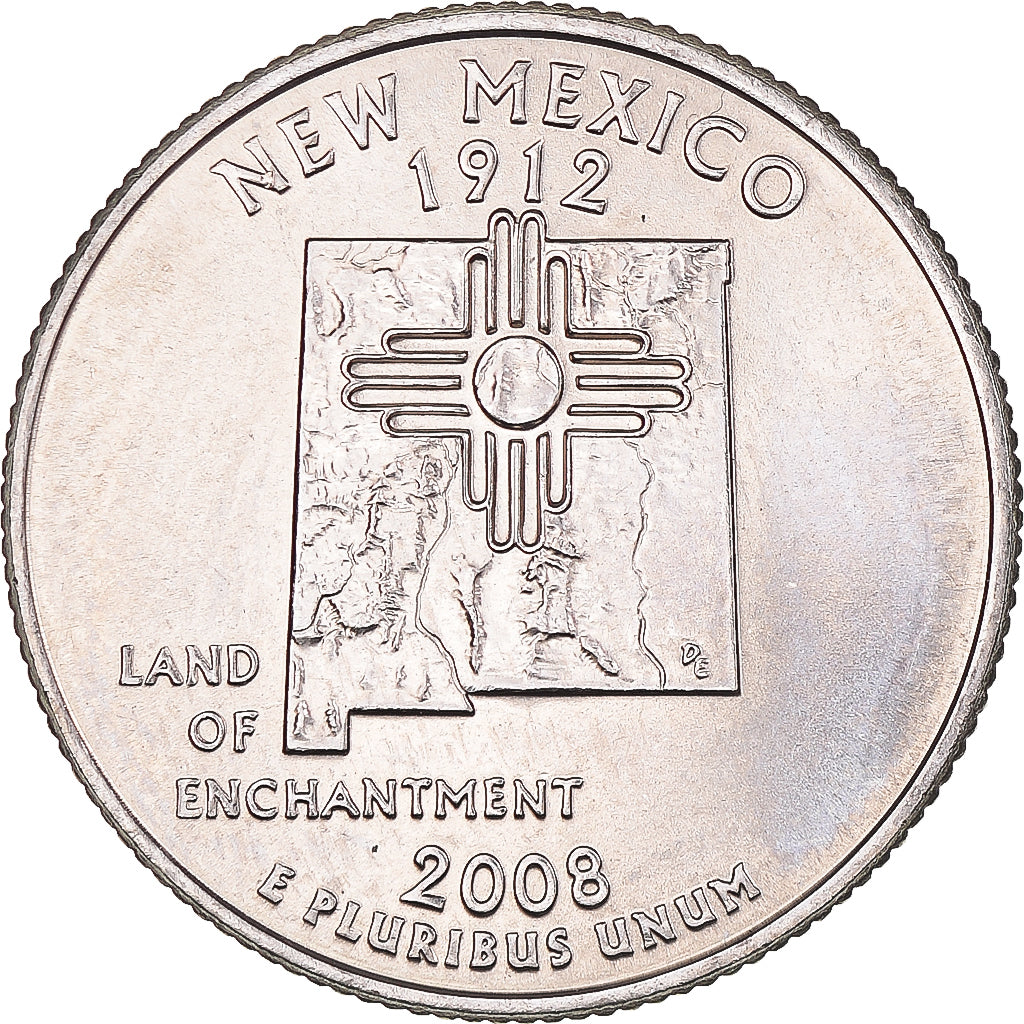 Moneta, Stati Uniti, Quarter Dollar, Quarter, 2008, U.S. Mint, Dahlonega, New