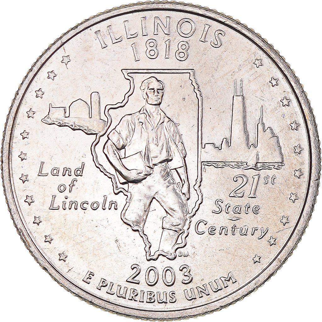 Moneta, Stati Uniti, Quarter Dollar, Quarter, 2003, U.S. Mint, Philadelphia