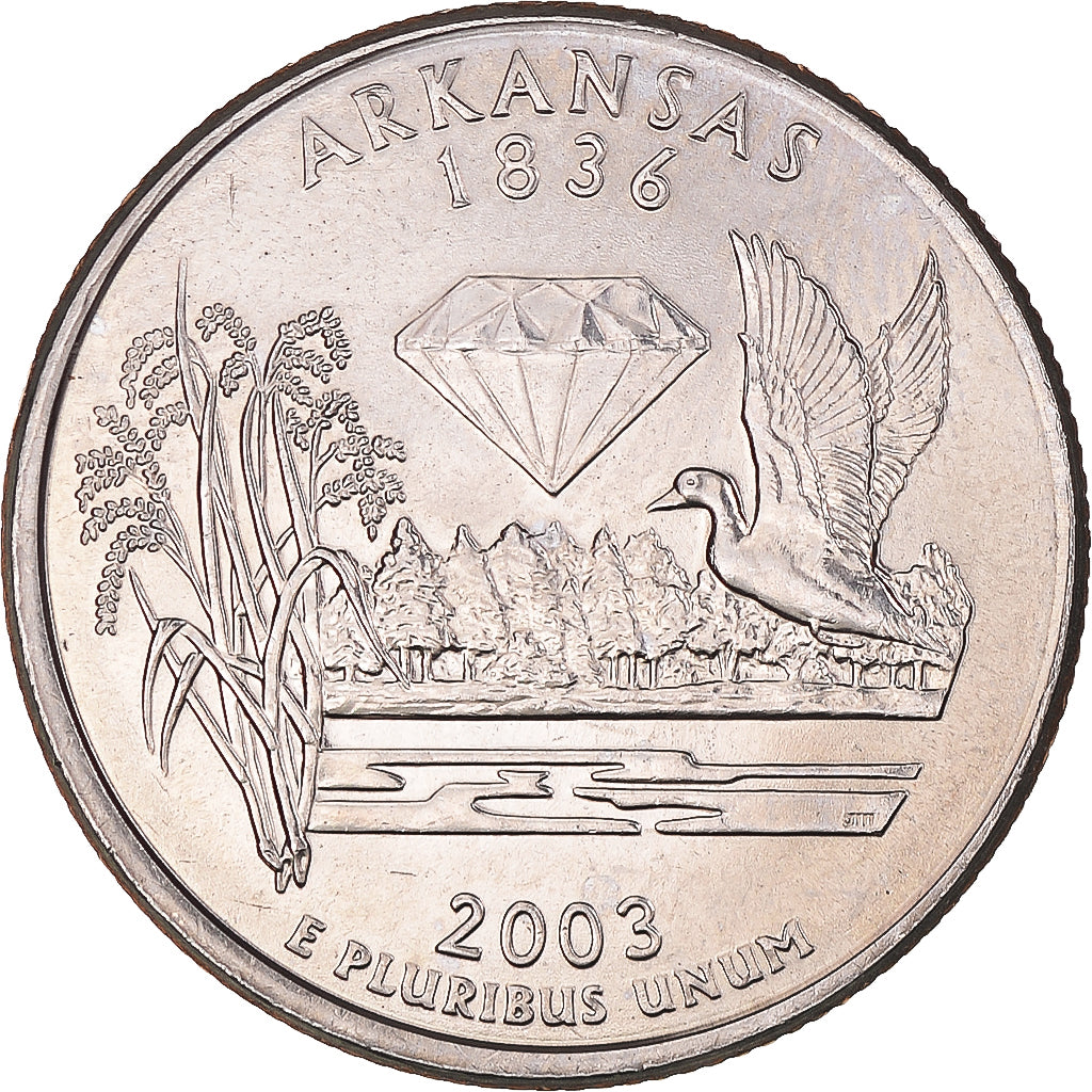 Moneta, Stati Uniti, Quarter Dollar, Quarter, 2003, U.S. Mint, Denver, Arkansas