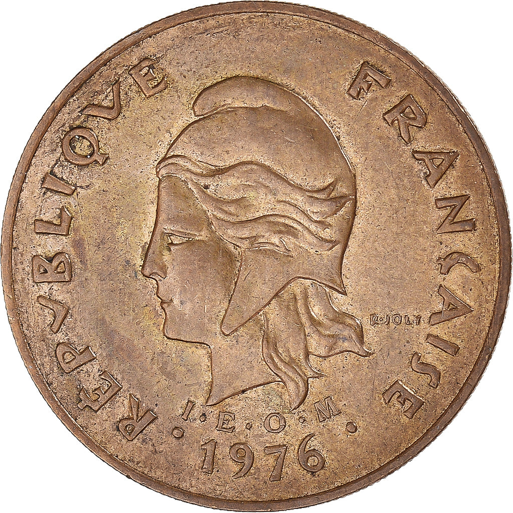 Coin, French Polynesia, 100 Francs, 1976, Paris, AU(50-53), Nickel-Bronze, KM:14