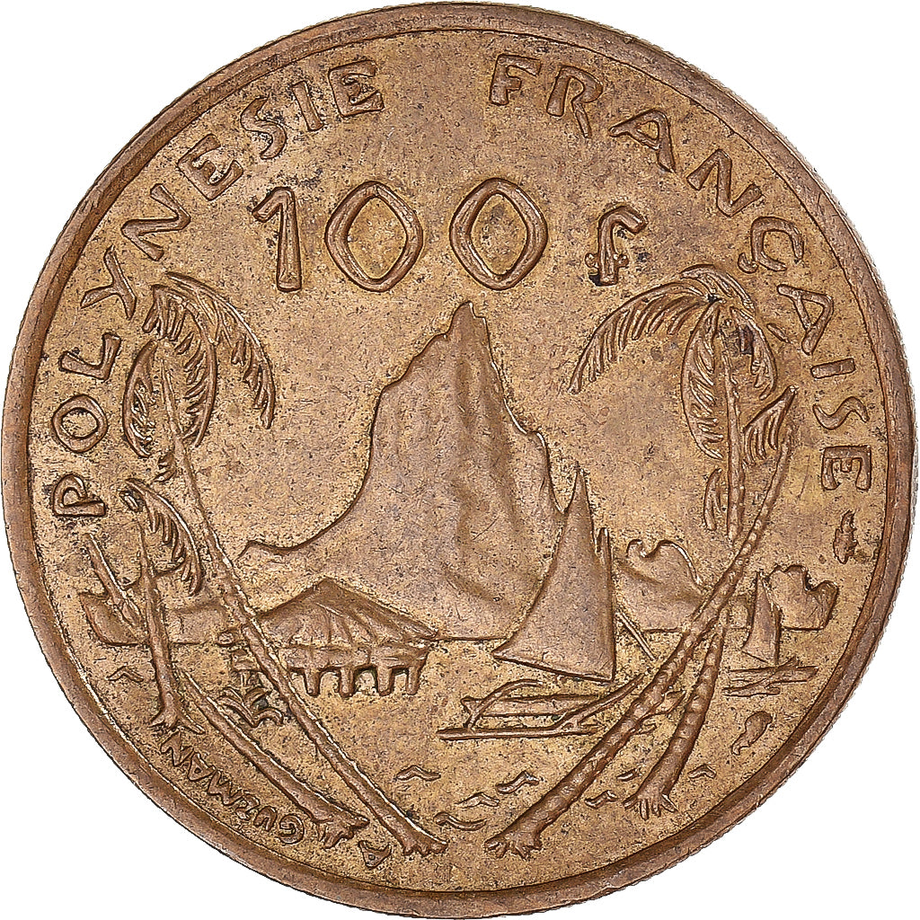 Coin, French Polynesia, 100 Francs, 1976, Paris, AU(50-53), Nickel-Bronze, KM:14