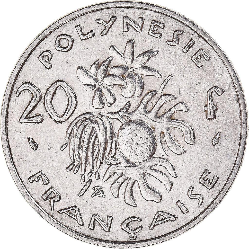 Monnaie, Polynésie française, 20 Francs, 1977, Paris, TTB+, Nickel, KM:9