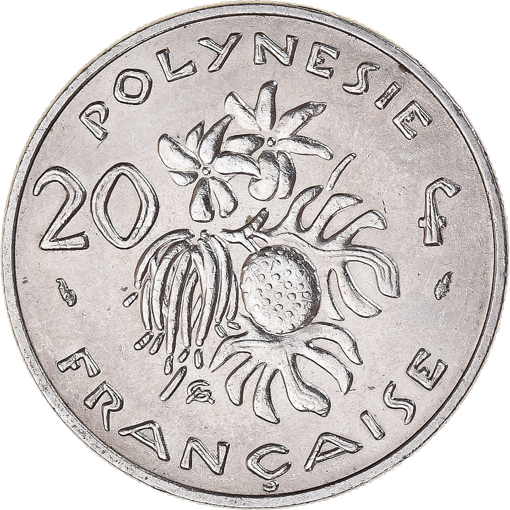 Monnaie, Polynésie française, 20 Francs, 1977, Paris, TTB+, Nickel, KM:9