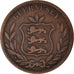 Monnaie, Guernesey, 8 Doubles, 1868, Heaton, Birmingham, TTB, Bronze, KM:7