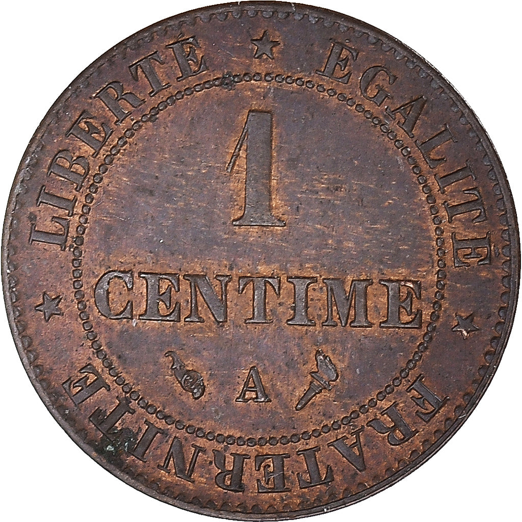 Moneta, Francia, Cérès, Centime, 1897, Paris, SPL-, Bronzo, KM:826.1