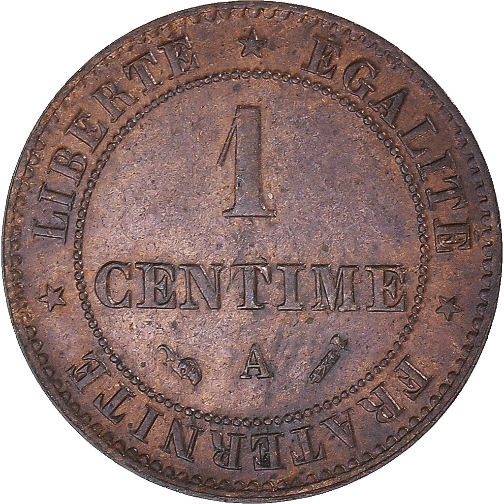 Munten, Frankrijk, Cérès, Centime, 1896, Paris, PR, Bronzen, KM:826.1