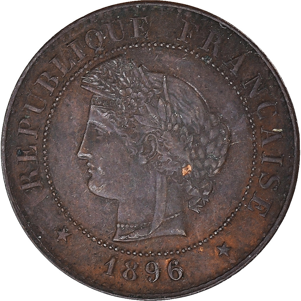 Munten, Frankrijk, Cérès, Centime, 1896, Paris, PR, Bronzen, KM:826.1