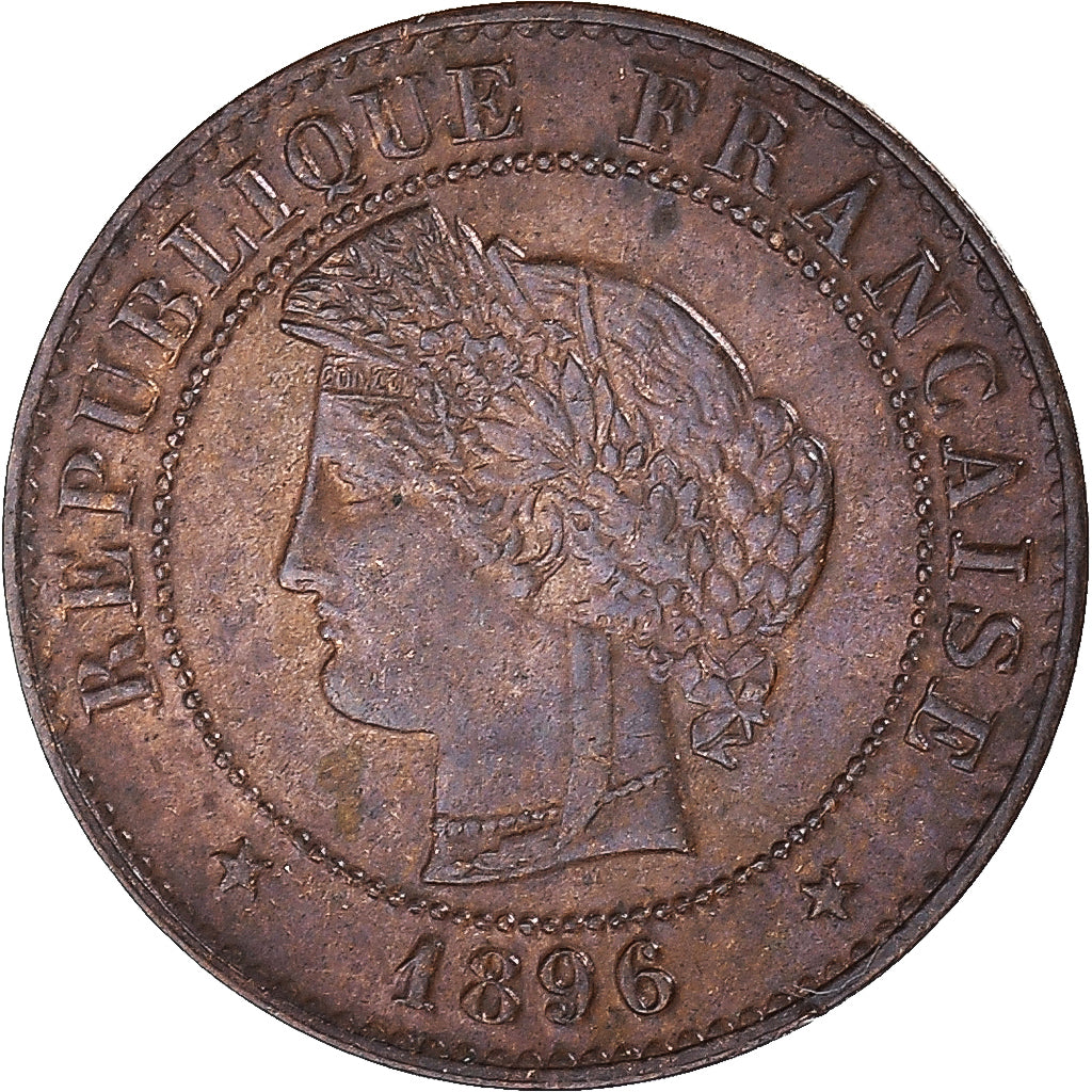 Monnaie, France, Cérès, Centime, 1896, Paris, SUP, Bronze, Gadoury:88