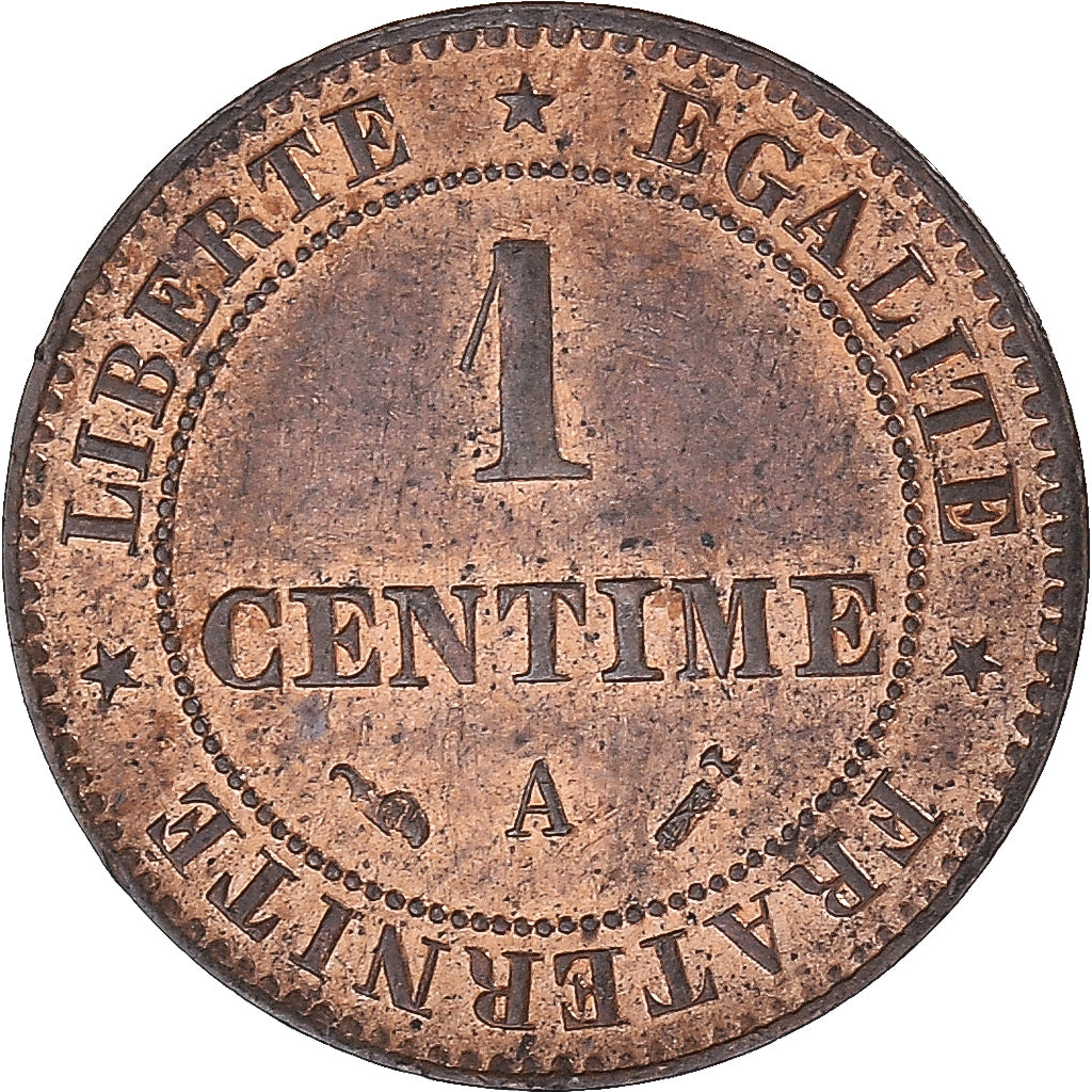 Moneta, Francia, Cérès, Centime, 1896, Paris, SPL-, Bronzo, KM:826.1