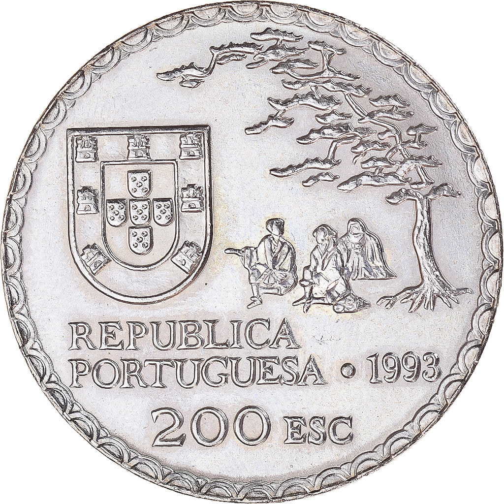 Moneta, Portogallo, 200 Escudos, 1993, SPL, Rame-nichel, KM:668