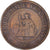 Coin, FRENCH INDO-CHINA, Cent, 1885, Paris, VF(30-35), Bronze, KM:1