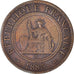Coin, FRENCH INDO-CHINA, Cent, 1885, Paris, VF(30-35), Bronze, KM:1