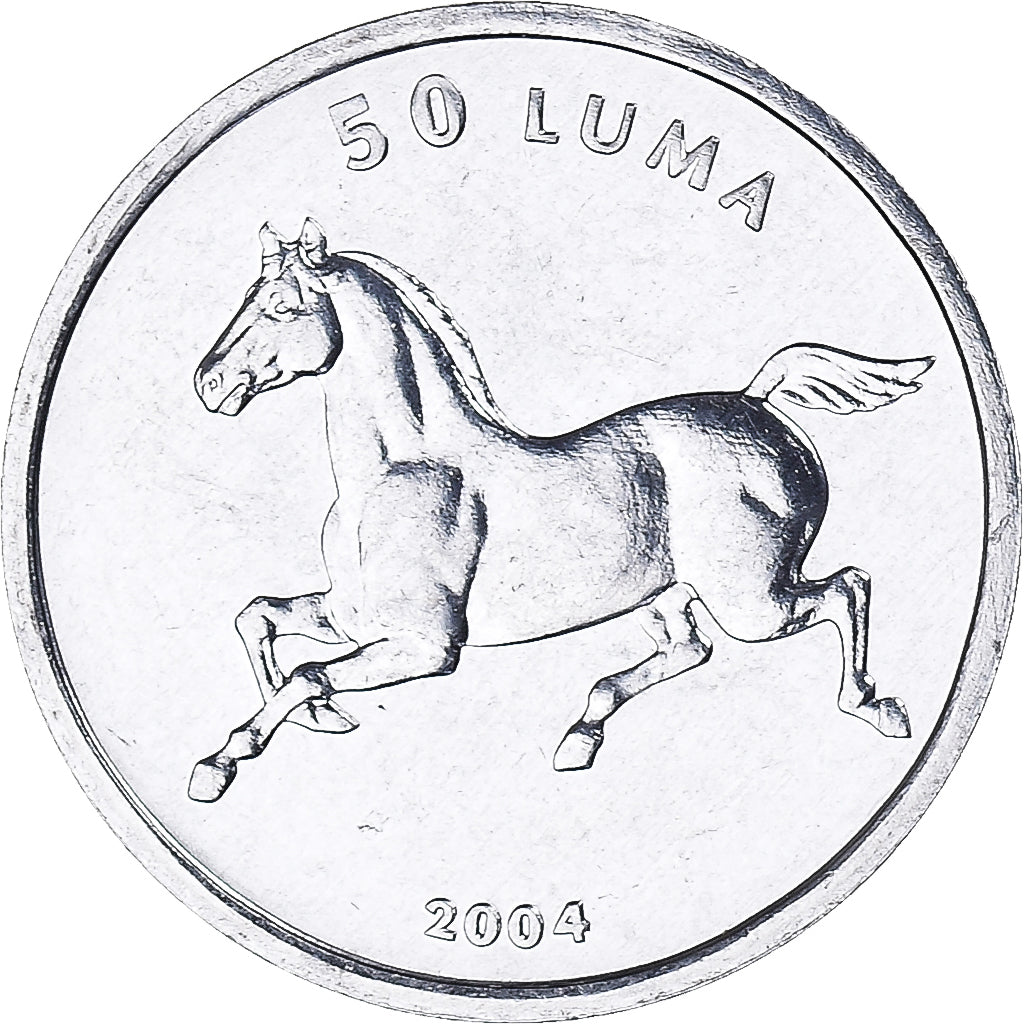 Münze, Nagorno Karabakh, 50 Luma, 2004, STGL, Aluminium, KM:6