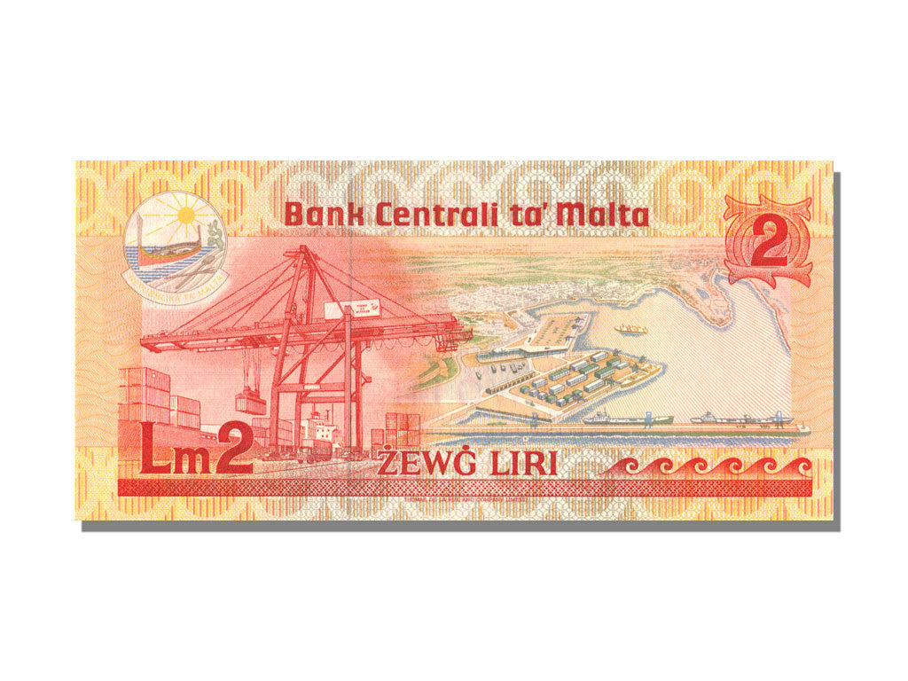 Billete, 2 Liri, Malta, UNC