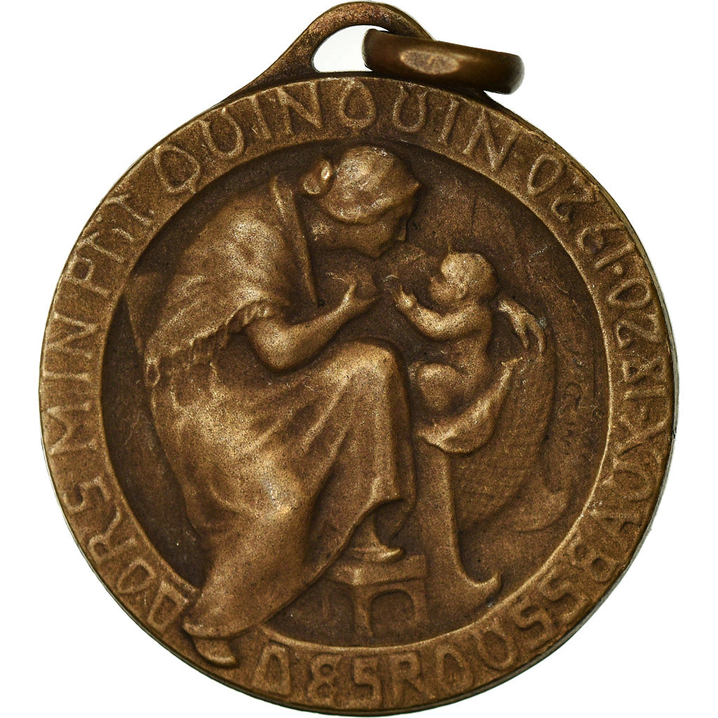Frankrijk, Medaille, Mairie de Lille, Camps de Vacances, 1925, UNC-, Bronze