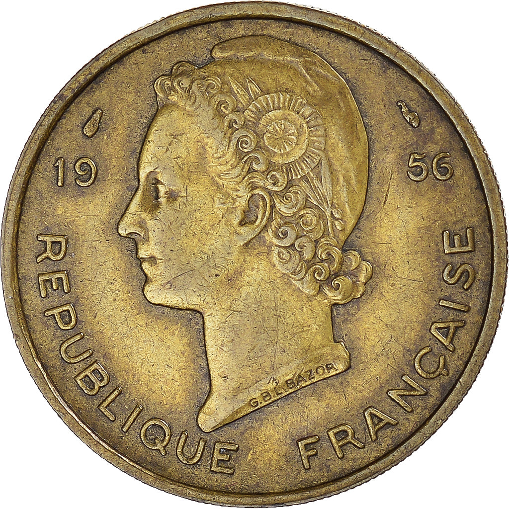 Monnaie, Afrique-Occidentale française, 25 Francs, 1956, Paris, TTB+