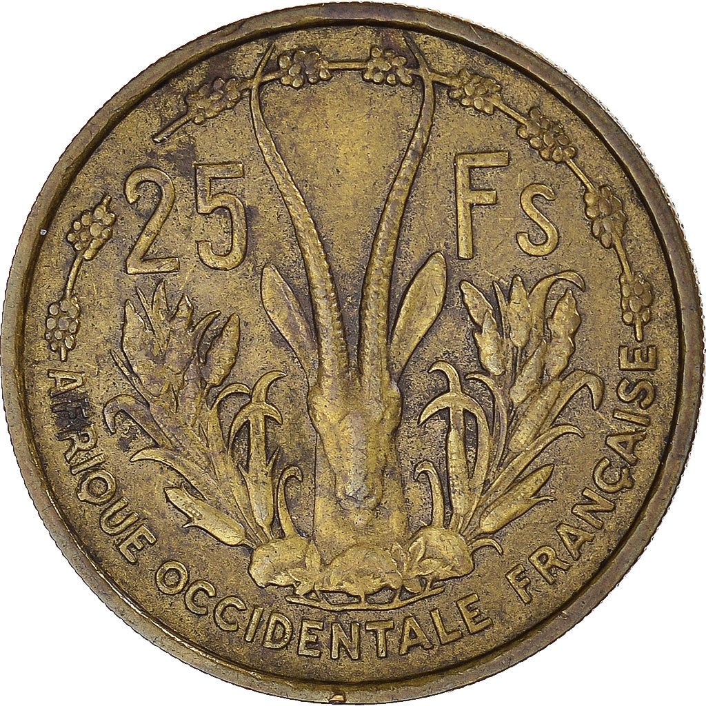Monnaie, Afrique-Occidentale française, 25 Francs, 1956, Paris, TTB+