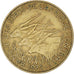 Coin, Central African States, 10 Francs, 1975, Paris, EF(40-45)