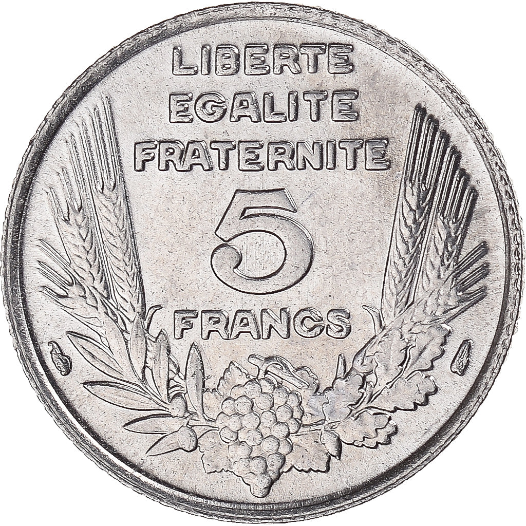 Monnaie, France, Bazor, 5 Francs, 1933, Paris, TTB, Nickel, Gadoury:753, KM:887