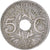 Coin, France, Lindauer, 5 Centimes, 1920, Petit module, VF(30-35)