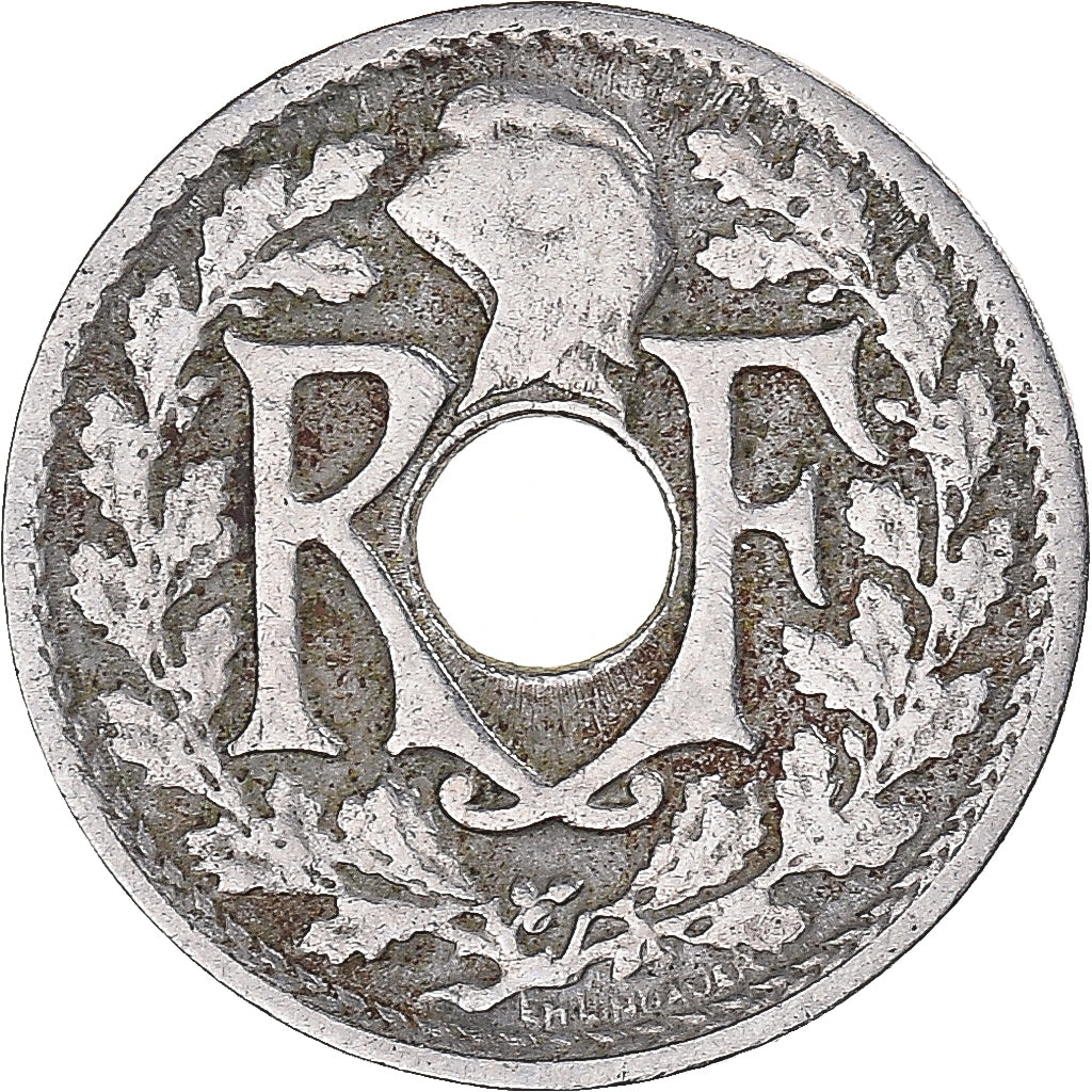 Coin, France, Lindauer, 5 Centimes, 1920, Petit module, VF(30-35)