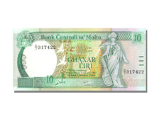 Billete, 10 Liri, Malta, UNC