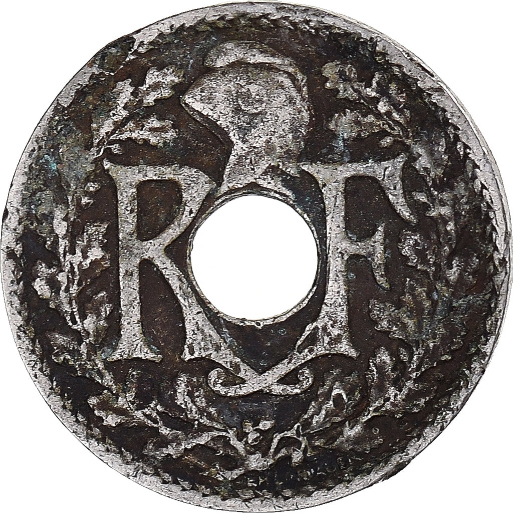 Coin, France, Lindauer, 5 Centimes, 1920, Petit module, F(12-15), Copper-nickel