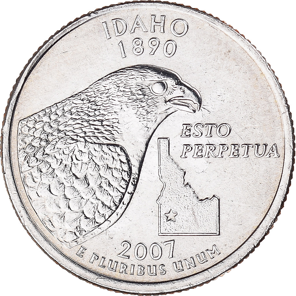 Moneta, Stati Uniti, Quarter Dollar, Quarter, 2007, U.S. Mint, Philadelphia