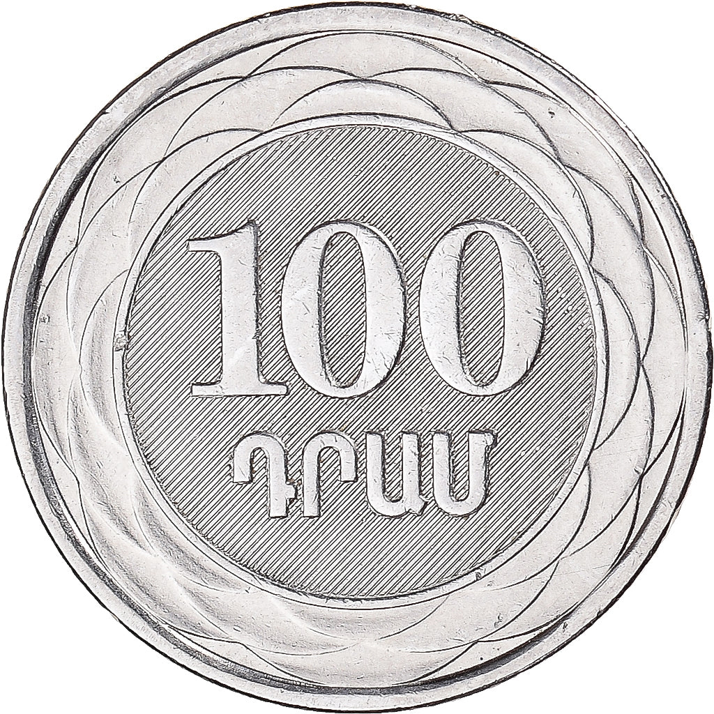 Coin, Armenia, 100 Dram, 2003, MS(64), Nickel plated steel, KM:95