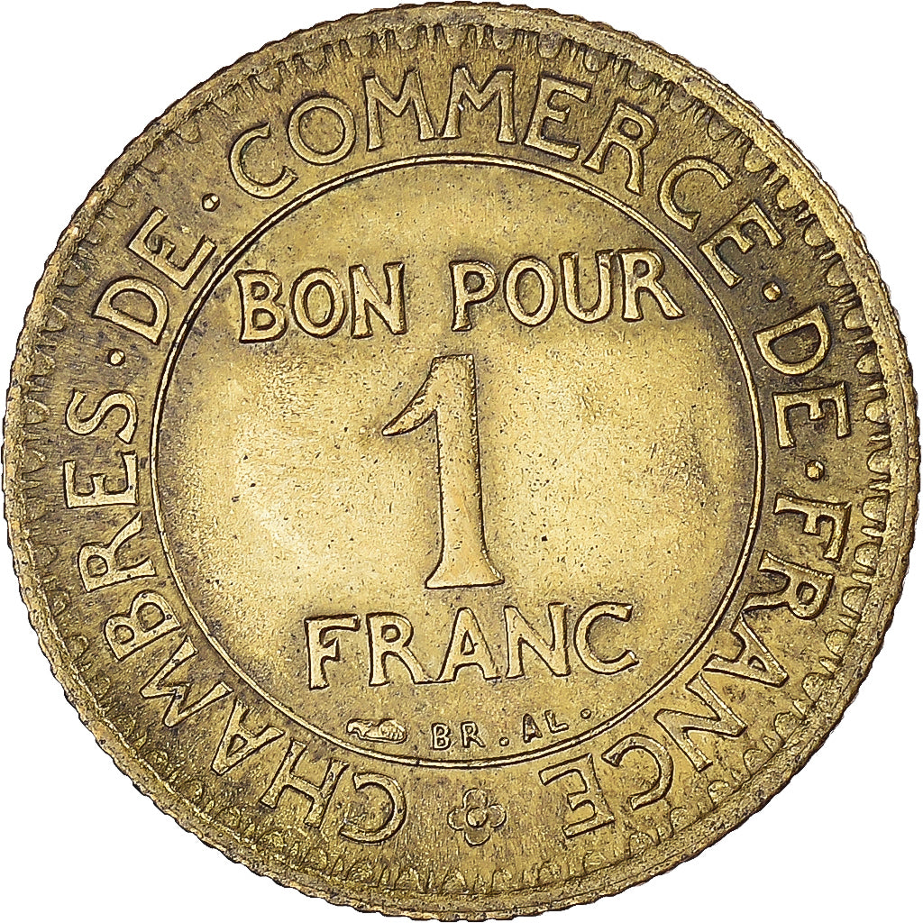 Münze, Frankreich, Chambre de commerce, Franc, 1921, Paris, Bon Pour, S