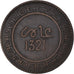 Moneda, Marruecos, 'Abd al-Aziz, 10 Mazunas, 1903, Paris, BC+, Bronce, KM:17.1
