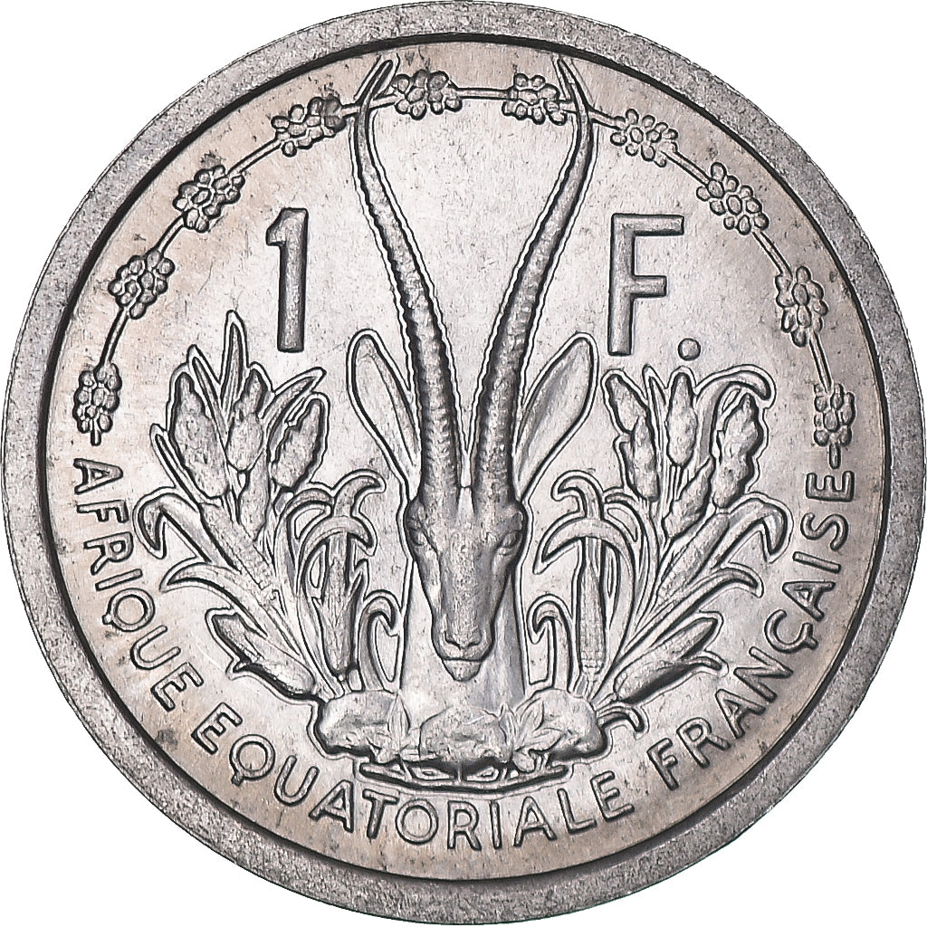 Moneda, África ecuatorial francesa, Franc, 1948, Paris, EBC, Aluminio, KM:6