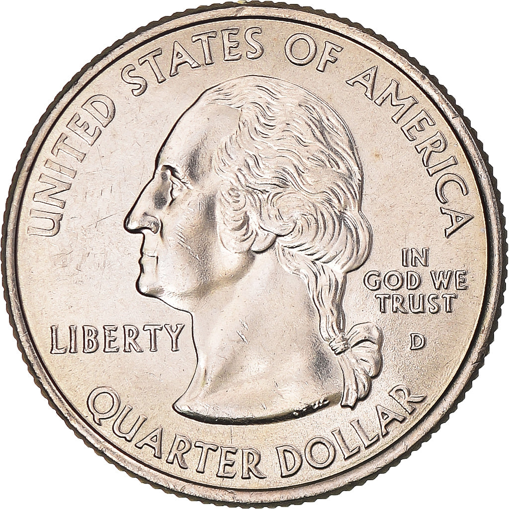 Coin, United States, Quarter Dollar, Quarter, 2007, U.S. Mint, Denver, Idaho