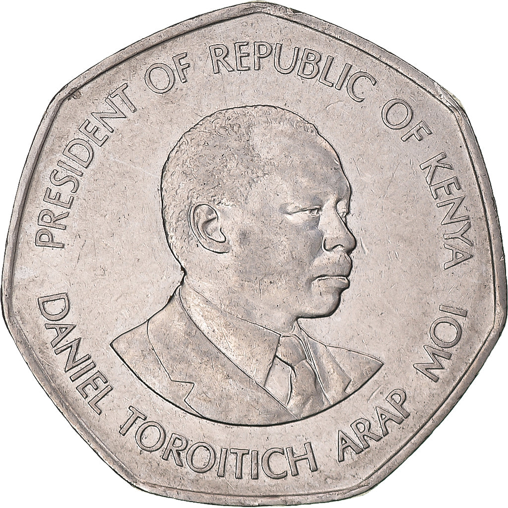 Moneta, Kenia, 5 Shillings, 1994, British Royal Mint, AU(50-53), Nickel