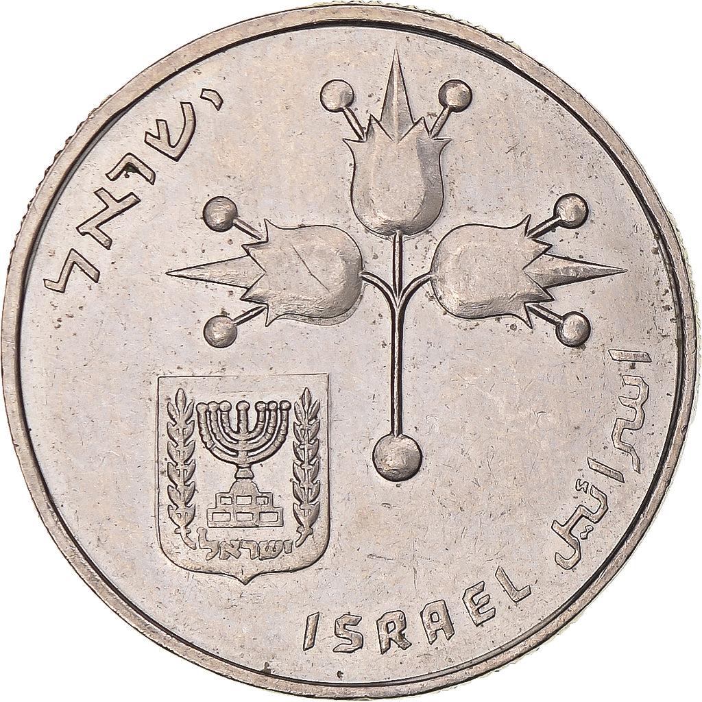 Coin, Israel, Lira, 1973, AU(50-53), Copper-nickel, KM:47.1