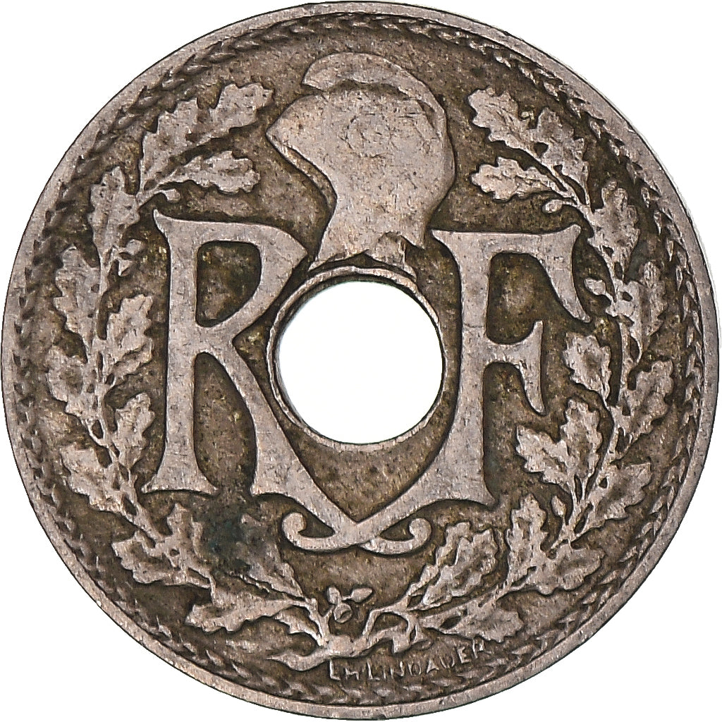 Coin, France, Lindauer, 5 Centimes, 1927, VF(30-35), Copper-nickel, KM:875