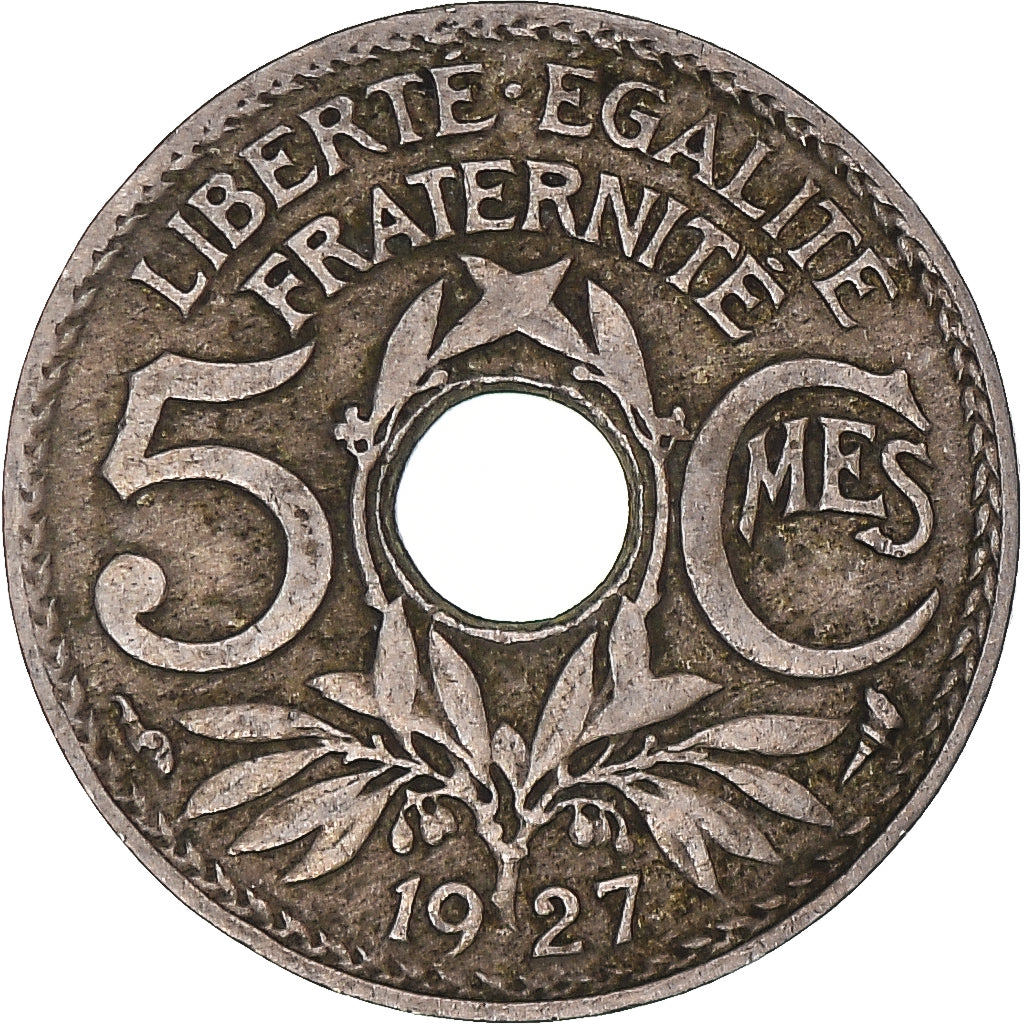 Coin, France, Lindauer, 5 Centimes, 1927, VF(30-35), Copper-nickel, KM:875