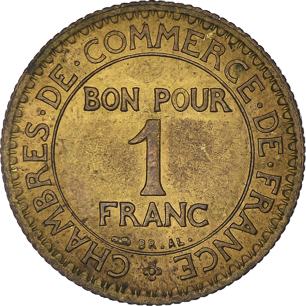 Münze, Frankreich, Chambre de commerce, Franc, 1922, Paris, Bon Pour, S