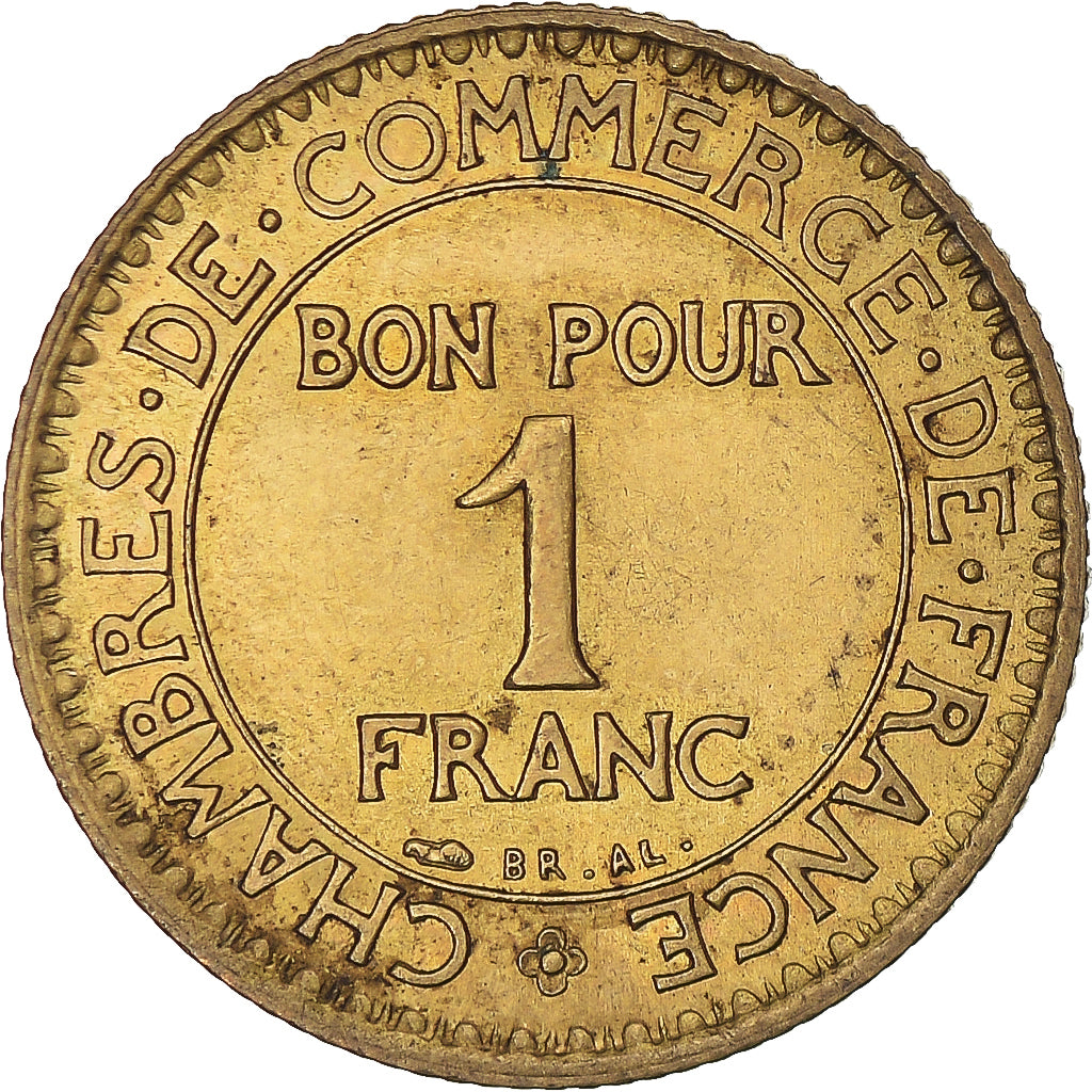 Münze, Frankreich, Chambre de commerce, Franc, 1923, Paris, Bon pour 1 Franc