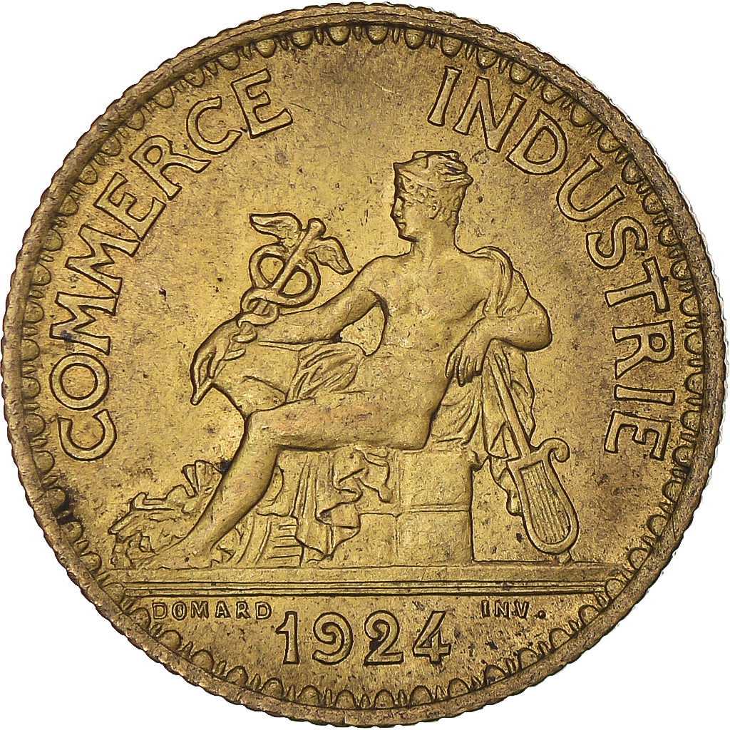 Moneta, Francia, Chambre de commerce, Franc, 1924, Paris, Bon pour 1 Franc, MB+