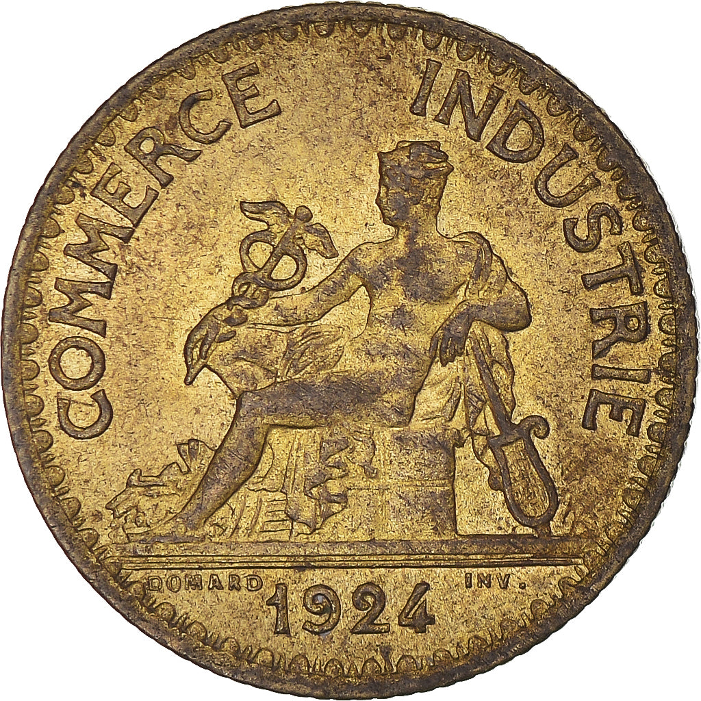 Münze, Frankreich, Chambre de commerce, Franc, 1924, Paris, Bon pour 1 Franc