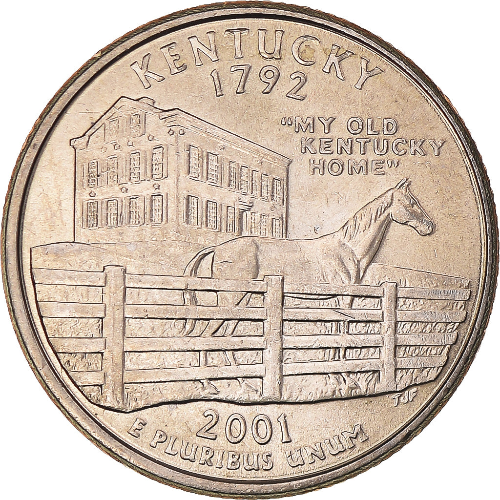 Moneta, Stati Uniti, Quarter Dollar, Quarter, 2001, U.S. Mint, Philadelphia