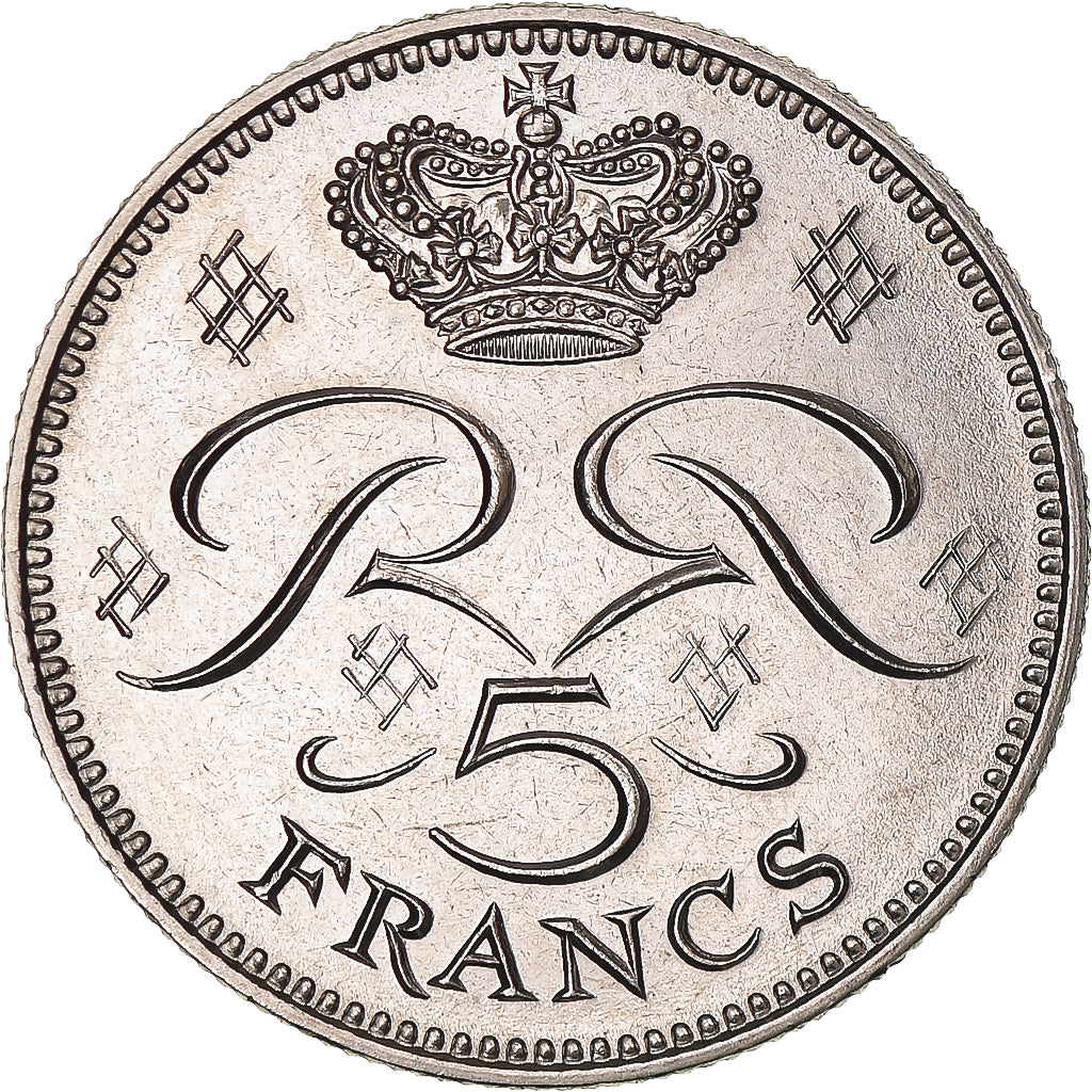 Monnaie, Monaco, Rainier III, 5 Francs, 1971, SPL+, Cupro-nickel, Gadoury:MC
