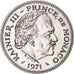 Moeda, Mónaco, Rainier III, 5 Francs, 1971, MS(64), Cobre-níquel, KM:150