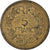 Moeda, França, Lavrillier, 5 Francs, 1945, Paris, VF(20-25), Alumínio-Bronze