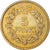 Monnaie, France, Lavrillier, 5 Francs, 1945, Paris, TB+, Bronze-Aluminium