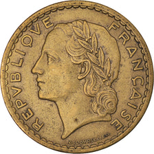 Coin, France, Lavrillier, 5 Francs, 1945, Castelsarrasin, VF(30-35)