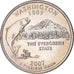 Moneta, USA, Quarter Dollar, Quarter, 2007, U.S. Mint, Denver, Washington 1889