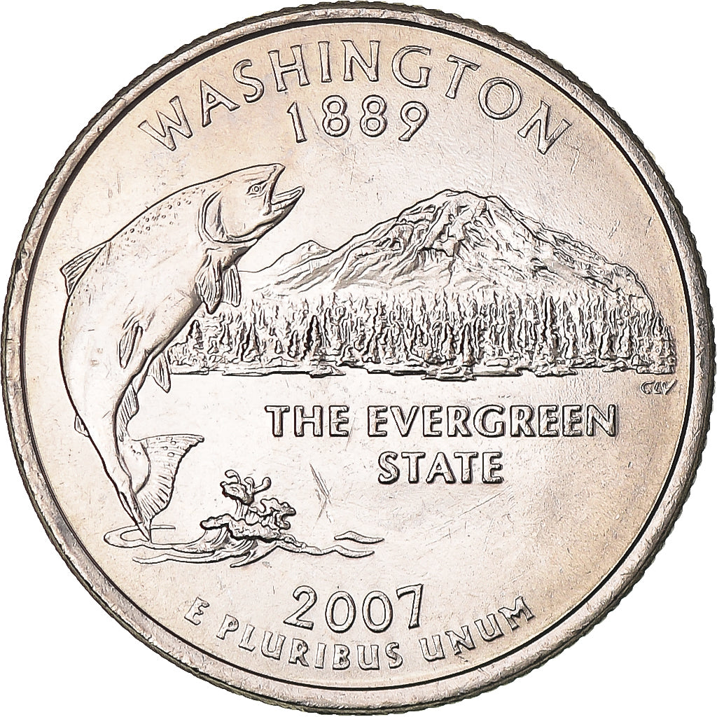 Moneta, Stati Uniti, Quarter Dollar, Quarter, 2007, U.S. Mint, Denver
